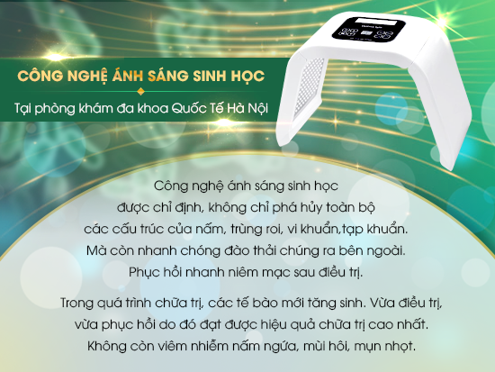 Công nghệ ánh sáng sinh học điều trị bệnh viêm cổ tử cung